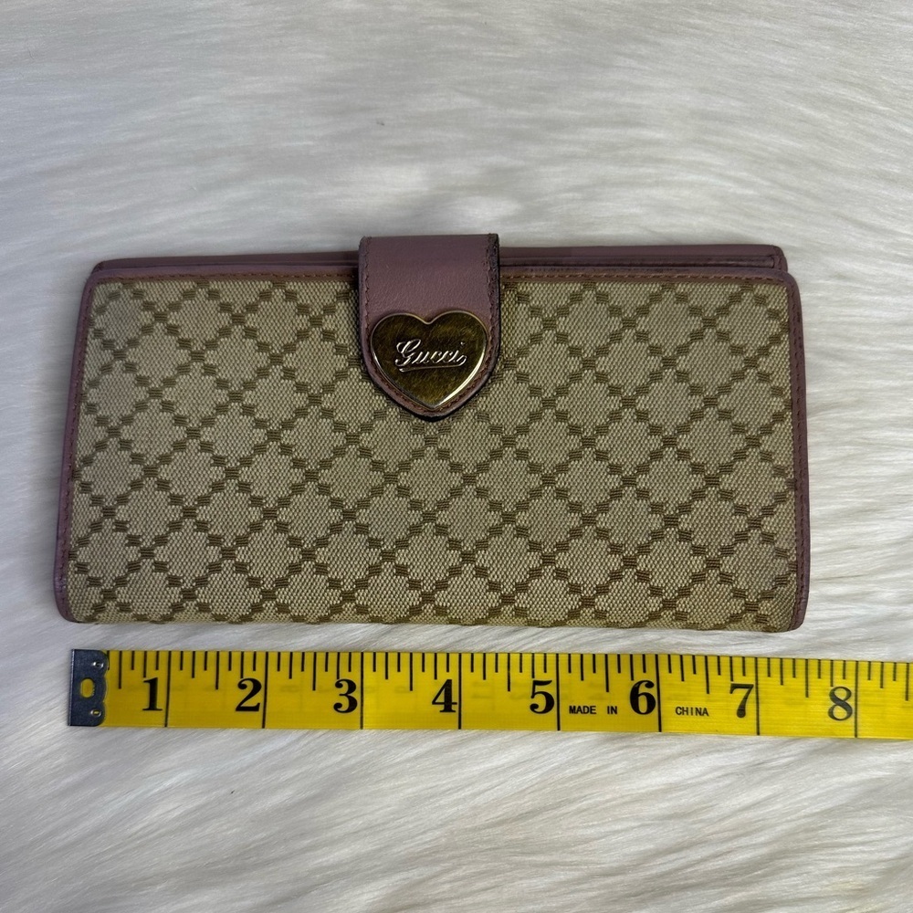 GUCCI heart plate long wallet - Picture 13 of 14